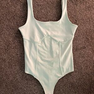 Abercrombie & Fitch Soft Green Bodysuit S - Preloved